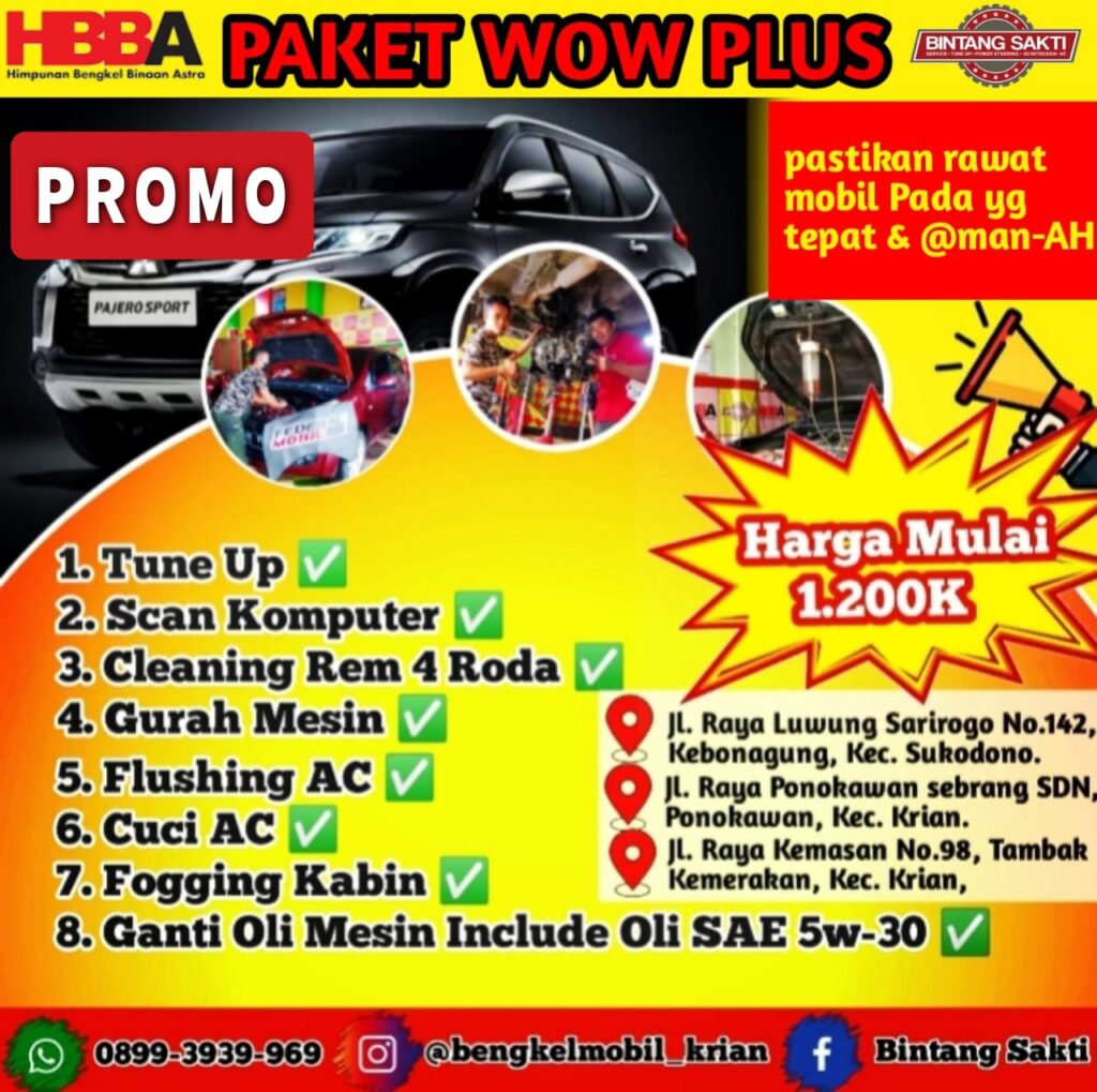 Bengkel Mobil Sidoarjo Kota